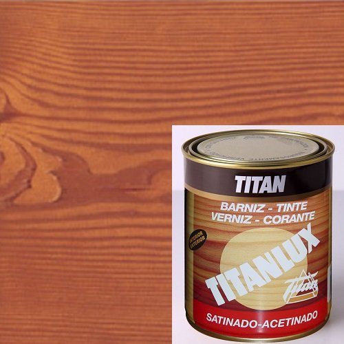 Titanlux Titan Barniz Tinte Madera Teca 375 ml