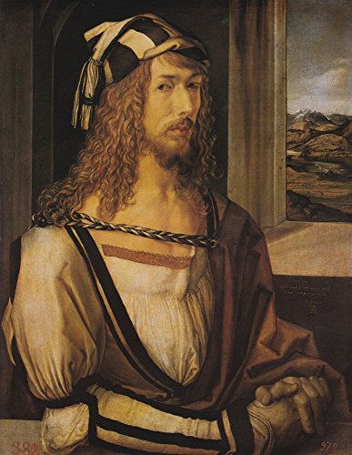 Albrecht D rer – Self-portrait 1498 Artistica di Stampa (45,72 x 60,96 cm)