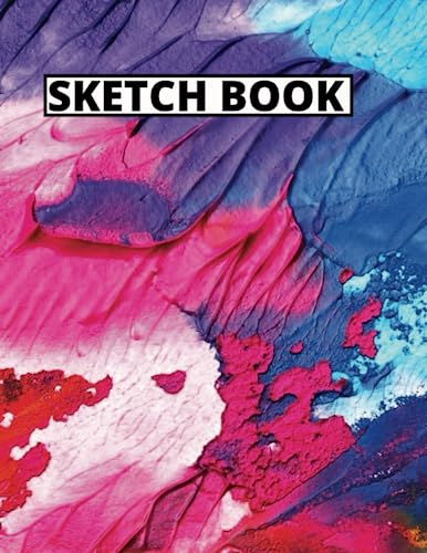 SKETCH BOOK Cuaderno de bocetos: Cuaderno para dibujar, escribir, pintar, dibujar o garabatear, 120 páginas, 8,5 x 11 (Premium Abstract Cover): Premium