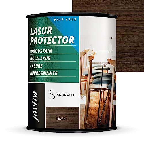 Lasur Protector al Agua Satinado (750 Mililitros, nogal)