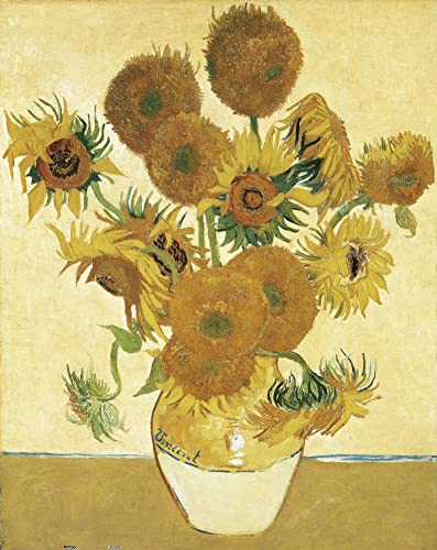 Pintoo - H1773 - Gogh, Vincent Van - Girasoles, rompecabezas de plástico de 1888-500 piezas