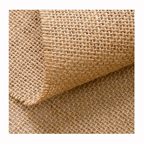 Rollo de Arpillera Natural Tela por Metros de Arpillera Para Manualidades Textiles, Decoraciones - Ancho 150cm(Color:Style2)