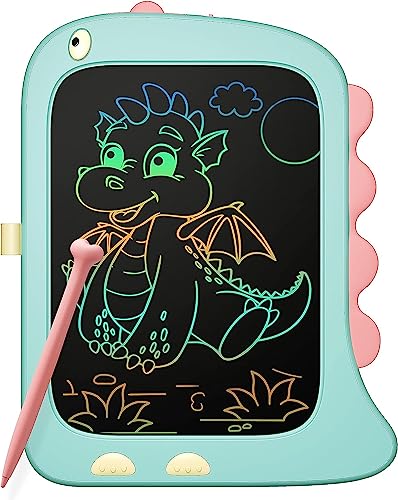 Bravokids Tableta de Escritura Niños 8,5 Pulgadas, LCD Tablet para Dibujar Pizarra Magnetica Infantils Dinosaurio Juguete Regalo 2 3 4 5 6 7 8 Años