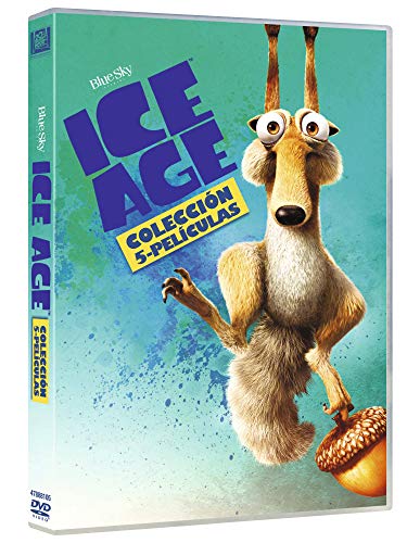 Ice Age 1-5 (DVD) Pack 5 peliculas: La Edad de Hielo, El Deshielo, El Origen de los Dinosaurios, La Formacion de los Continentes, El Gran Cataclismo