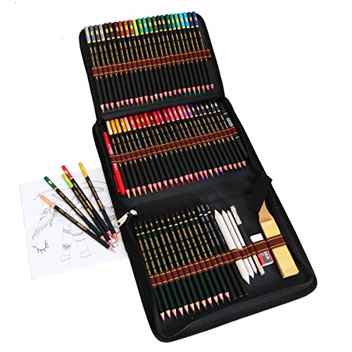 72 lápices de colores para adultos,lapiz para dibujar y bocetos,kit de dibujo profesional con colores,colores lapices,carbón,Lápices Pastel,Herramientas de dibujo y Caja de lápiz