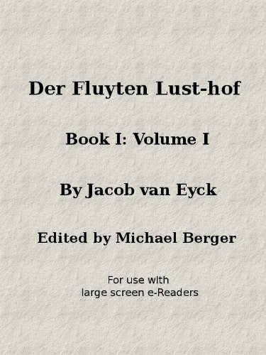 Der Fluyten Lust-hof (English Edition)