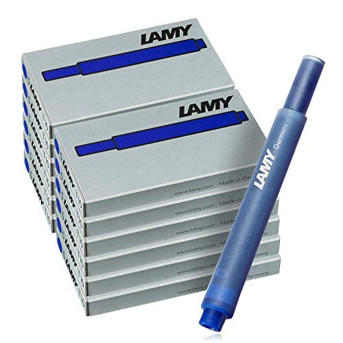 LAMY Cartuchos de tinta T10, color azul, 10 unidades