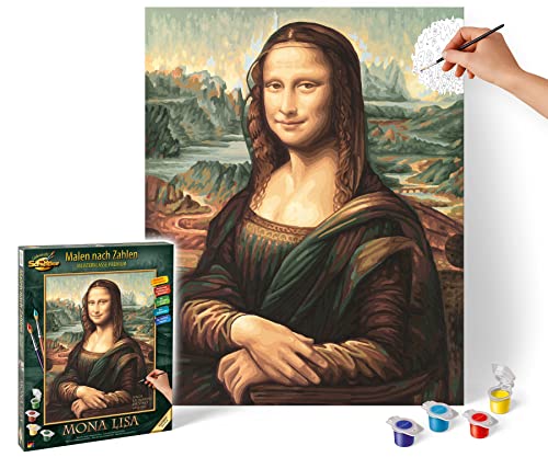 Schipper 609130511 - Pintura por Números - Mona Lisa, de 40 x 50 cm [importado de Alemania]