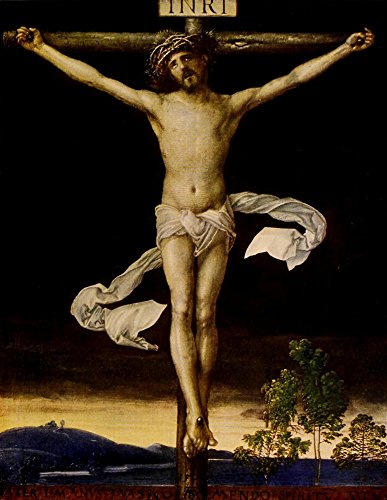 Albrecht D rer – Christ on the cross D rer 1915 Artistica di Stampa (60,96 x 91,44 cm)