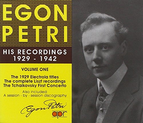 Egon Petri Vol 1