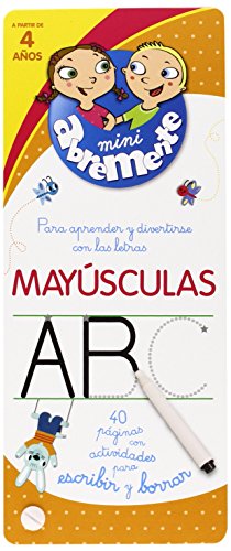 Mayúsculas. 40 Páginas Con Actividades Para Escribir Y Borrar (INFANTIL)