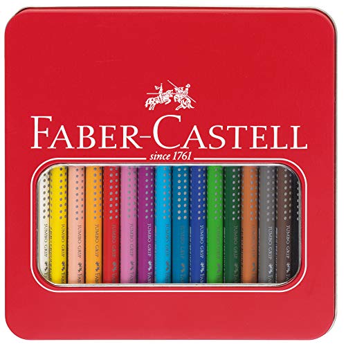 Faber Castell - Set de lápices de colores (en estuche metálico)