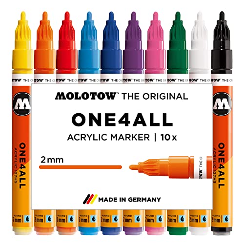 Molotow One4All - Rotulador acrílico 10 unidades