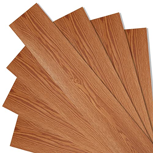 EINFEBEN - Planchas laminadas de vinilo, aprox. 1 m², antideslizante, resistente al agua, revestimiento de suelo autoadhesivo de vinilo, color marrón (Classic Warm Oak)