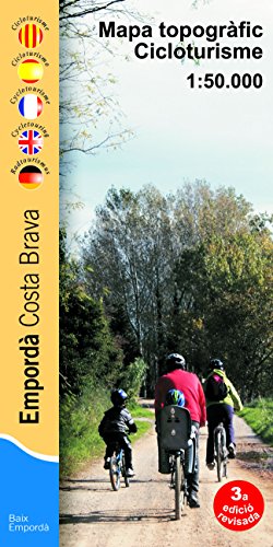 Empordá, Costa Brava. Mapa topográfico cicloturista. Escala 1:50.000. Editorial Piolet.: Empordà. Costa Brava (SIN COLECCION)