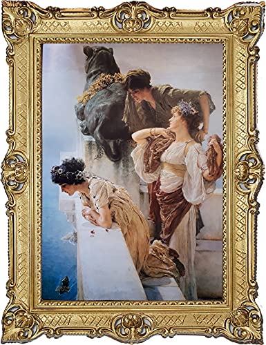 A.TADEMA A coign of vantage - Cuadro barroco (70 x 90 cm)