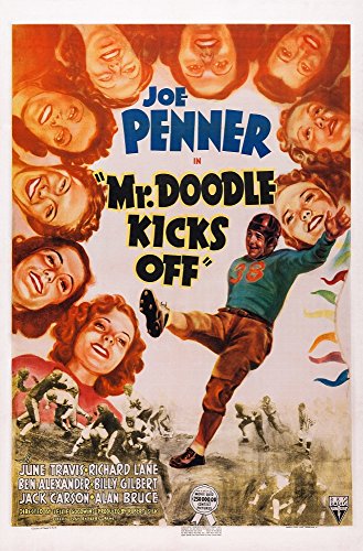Mr. Doodle Kicks Off U Movie Poster Masterprint (27,94 x 43,18 cm)