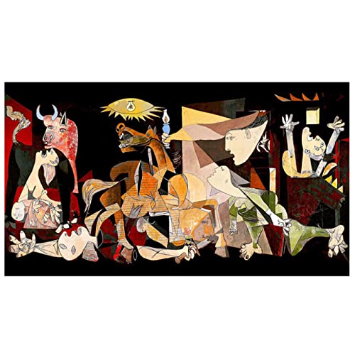 Guernica Por Picasso Lienzo Pinturas Reproducciones Famosos Lienzo Pared Arte Poster Y Grabados Picasso Cuadros Inicio Decoracion Sin Marco 30×60cm