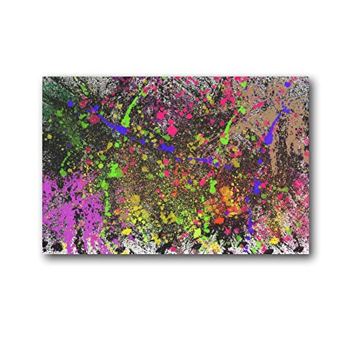 Carteles de Jackson Pollock Pintores Americanos Pintados Sus Obras Imprimir Foto Arte Pintura Lienzo Póster Decoración Moderna para el Hogar 16 x 24 pulgadas (40 x 60 cm)