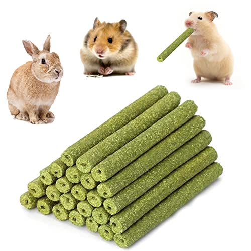 HUTVD 300g Juguetes para Masticar para Conejos, Palos para Masticar para Animales Pequeños Dientes para Masticar para Conejo Chinchilla Guinea Pig Hamster Ardillas