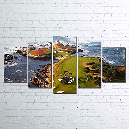 Imagenes Enmarcadas Arte de Lienzo Enmarcado de 5 Piezas Pequeña Isla Cerca del mar Pinturas sobre Lienzo Arte de Pared para Decoraciones de Hogar Decoración de Pared Obra de Arte