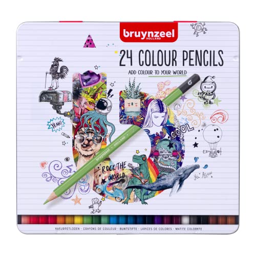 Bruynzeel Juego de 24 lápices de colores