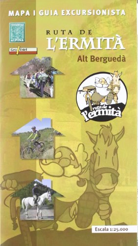 Ruta de L'Ermita Alt Berguedà Wanderkarte 1 : 25 000 (E-25. Mapas guía excursionistas)