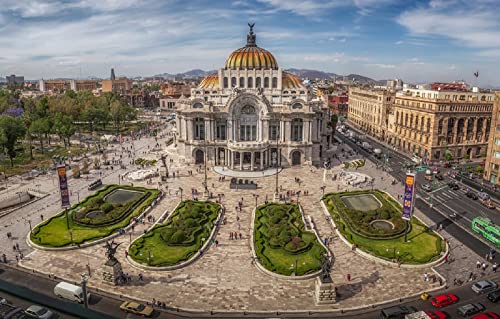 SPJOYSP para pintar por numeros españa maletin manualidades para niñas Arquitectura de la ciudad ciudad de méxico, méxico 16X20 inch