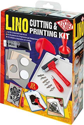 Essdee L5PKR1 Lino Kit de corte e impresión, 23 piezas