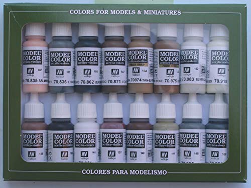 Vallejo Model Color 70144 Equestrian Colors - Pintura para aerógrafo (16 x 17 ml)
