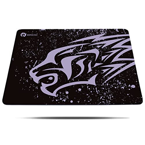 Leopardo Plateado Alfombrillas de ratón Mouse Pad Gamer Teclado mecanico Fondo de Goma Antideslizante Superficie Suave teclados para Mouse Mat pc Gamer Mousepad Gaming Home offic 28×22cm EXCOVIP 3532