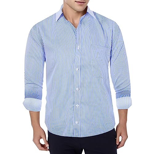 BUZHI Camisas De Hombre De Moda Camisa Tejana Hombre La Camisa Mas Cara del Mundo Camisa Hombre Calaveras Camisa Palmeras Hombre Camisa Burdeos Hombre Camisas Estampadas Hombre Camisa Cuadros Verde