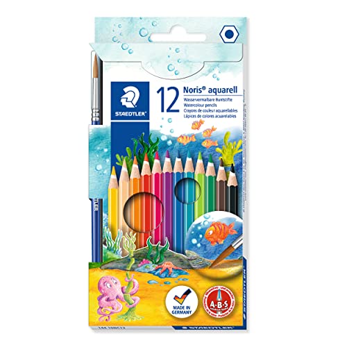 Sg Educación 14410NC12  Staedtler acuarela lápices de colores (Pack de 12)