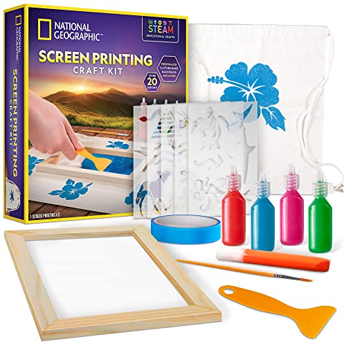 NATIONAL GEOGRAPHIC Screen Printing Craft Kit