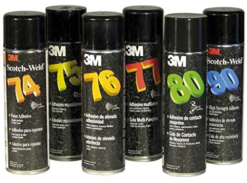 3M Spray Adhesivo 90 Alta Resistencia, 500 ml, 1 lata, 1 unidad