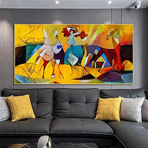Impresión del cartel 50x150cm Sin marco Abstracto Famoso Picasso Art HD Pintura al óleo Grabado Arte de la pared Imagen Sala de estar Decoración moderna del hogar