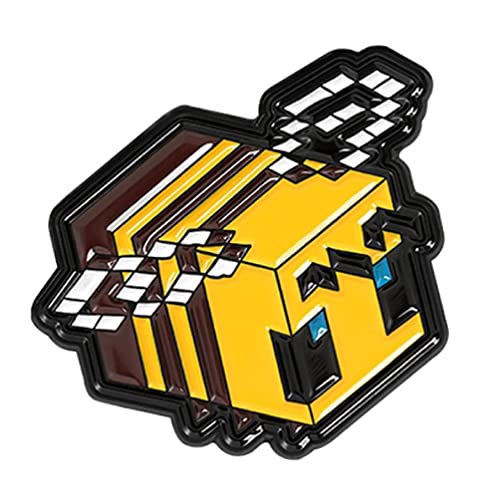 Oyrcvweuy Creativo Juego Broche Animal Pixel Abeja Suave Esmalte Pin Lindo Dibujos Animados Solapa Medalla Coleccionable para Mujeres joyería Regalo Abeja Esmalte Pin Lapel Pastillas Broche