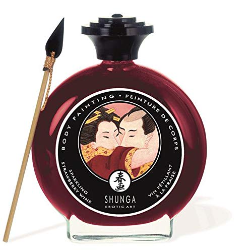 SHUNGA PINTURA CORPORAL DE FRESAS Y CHAMPAGNE.