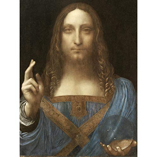 Da Vinci Salvator Mundi - Póster de Jesús Salvador Mundi (45,7 x 60,9 cm)