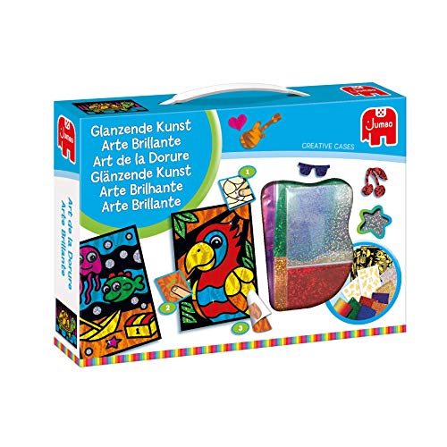 Jumbo - Arte con papel brillante - Juego de manualidad para hacer creaciones con papel brillante para niños a partir de 6 años