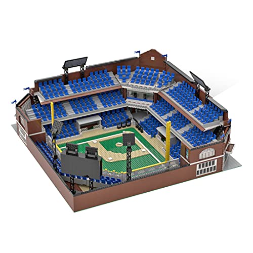 AKAYI Modelo modular de estadio de béisbol, 7313 piezas, arquitectura de carreras modular casa construcción juguete regalo compatible con minifiguras Lego