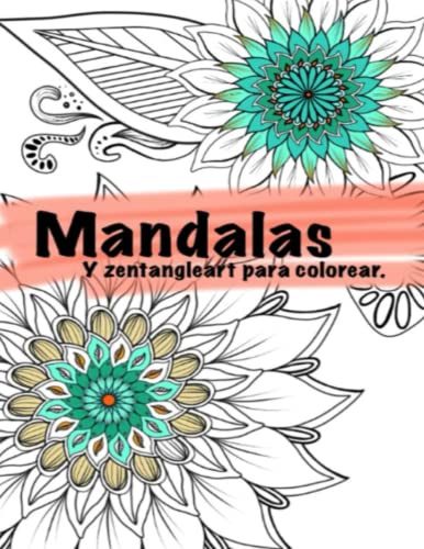 Mandalas y zentangle art para colorear