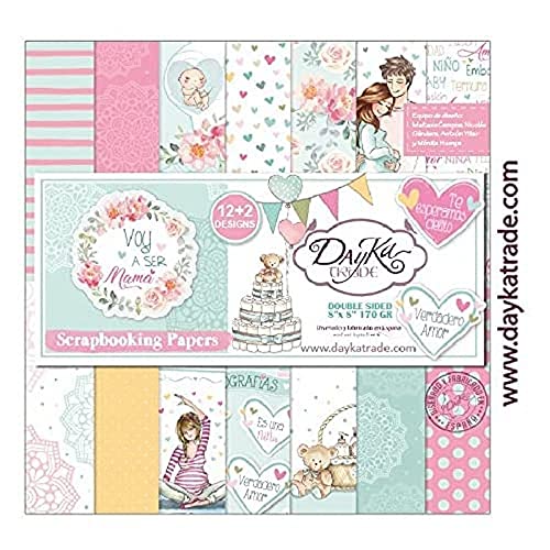 Kit de Scrapbooking Voy a Ser Mamá Dayka 20x20cm