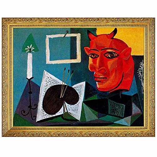 Abstarct Pablo Picasso - Obras de arte en lienzo, pósteres de pintura en lienzo, impresiones de pared para habitación, decoración del hogar, listas para colgar (30 x 36 cm)