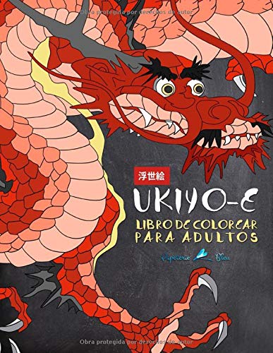 Ukiyo-e: Libro De Colorear Para Adultos