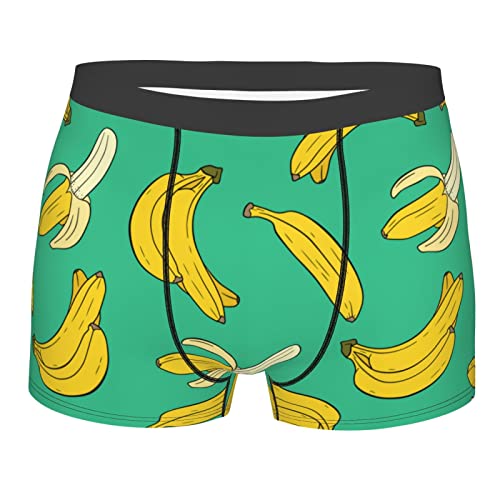 Ropa interior elástica de los hombres de la moda, calzoncillo respirable del plátano verde para, Plátano Verde, S