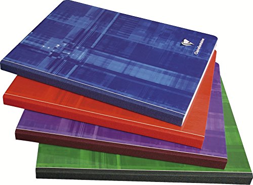 Clairefontaine 9762C - 1 Cuaderno cosido (Lomo de tela) - A5 MAXI - interior cuadriculado, 288 páginas - Colores Aleatrorio