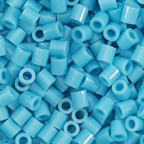 Vaessen Creative Perlas Fusibles, Plastic, Azul (Turquoise), 5mm, 1100