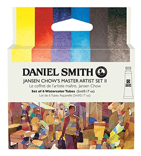 Daniel Smith 6X5ML Jansen Chows Master Artist Set II, Pirrol Orange, 5 ml (Pack de 6), 5 unidades