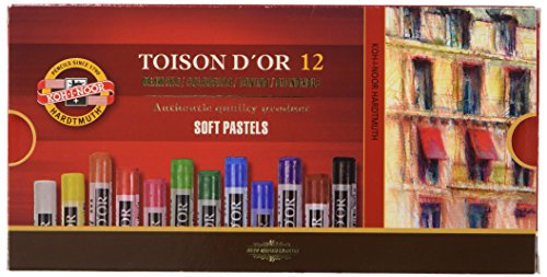 KOH-I-NOOR TOISON D'OR 8512 - Caja de pasteles suaves (12 unidades)
